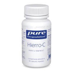 HIERRO-C +vitamina C (60CAPS.VEGETALES)