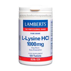 L-LISINA HCl 1000MG (120 VEG.COMPRIMIDOS)