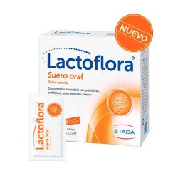 LACTOFLORA SUERO ORAL SABOR NARANJA (6 SOBRES)