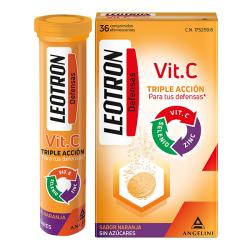 LEOTRON VITAMINA C TRIPLE ACCIÓN (36 COMP. EFERVESCENTES)