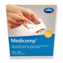 Medicomp® TEJIDO NO ABSORBENTE 10X10cm (25 x 2 UNIDADES)