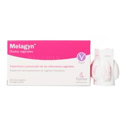 Melagyn® Ovulos Vaginales- Antiséptico  (10 óvulos)  