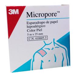 Micropore Piel (5m x 2,5cm)
