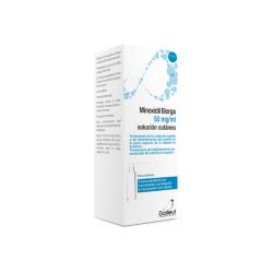 MINOXIDIL BIORGA 50MG/ML SOLUCION CUTANEA (1 frasco de 60ml y 1 accionador con boquilla y 1 accionador con cánula)