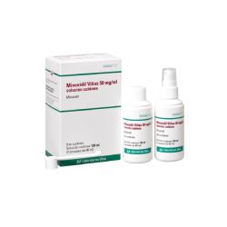 MINOXIDIL VIÑAS 50mg/ml SOLUCION CUTANEA (2 frascos de 60ml)