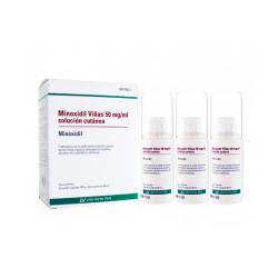 MINOXIDIL VIÑAS 50mg/ml SOLUCION CUTANEA (3 frascos de 60ml)