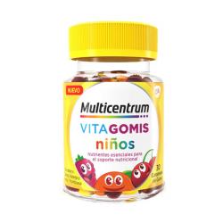 MULTICENTRUM VITAGOMIS NIÑOS +4 AÑOS (30 CARAMELOS DE GOMA)