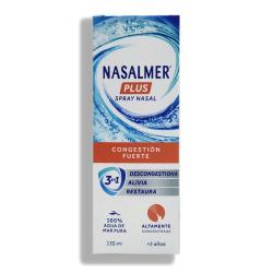 NASALMER PLUS HIPERTONICO CONGESTIÓN FUERTE +2 AÑOS  (135ML)
