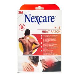 NEXCARE PARCHE CALOR 9.5CM X 13CM (5 UNIDADES)			