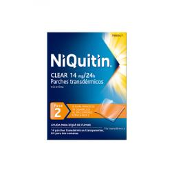 NIQUITIN CLEAR 14MG/24 HORAS PARCHE TRANSDERMICO (14 parches)