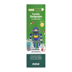 NOSAATTACK LOCIÓN 5% DIMETICONA ANTIPIOJOS MANZANA (100ML) + LENDRERA REGALO!