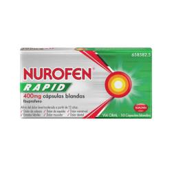 NUROFEN Rapid 400mg (10 cápsulas blandas)