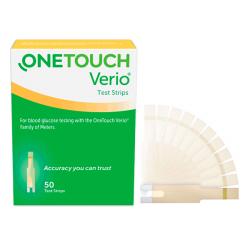 OneTouch®  VERIO TIRAS REACTIVAS DE GLUCOSA (50UDS)  
