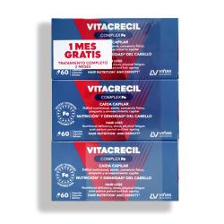 PACK AHORRO VITACRECIL COMPLEX FE 180 CAPSULAS (3 UNIDADES X 60 COMPRIMIDOS) 1 MES GRATIS!