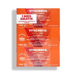 PACK AHORRO VITACRECIL COMPLEX FORTE  (3 UNIDADES X 60 COMPRIMIDOS) 1 MES GRATIS!