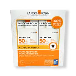 PACK ANTHELIOS SPF50+ FLUIDO INVISIBLE ULTRA RESISTENTE (2 UNIDADES X 50ML)