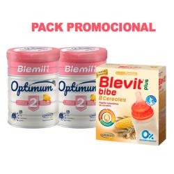 PACK BLEMIL PLUS OPTIMUM 2 (800g+800g) + BLEVIT PLUS 8 CEREALES (600g) REGALO!!