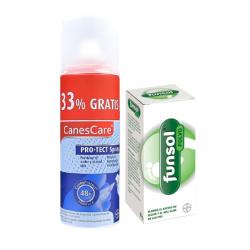 PACK CANESCARE® PROTECT SPRAY PIES (150ML) + FUNSOL® POLVO (60G)