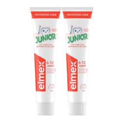PACK DUPLO ELMEX PASTA DENTAL JUNIOR 6-12 AÑOS (2 UNIDADES  X 75ML)
