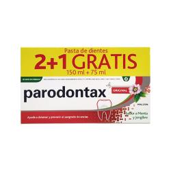 PACK PASTA DE DIENTES ORIGINAL MENTA & JENJIBRE (2 UNIDADES) + 1 GRATIS