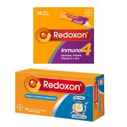 PACK REDOXON® EXTRA DEFENSAS (30 COMP. EFERVESCENTES) + REDOXON INMUNO 4® (14 SOBRES SIN AGUA)