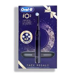 PACK REGALO iO CEPILLO ELECTRICO PRO 2 NEGRO + ESTUCHE + 3 CABEZALES GRATIS!