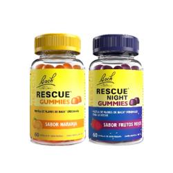 PACK RESCUE GUMMIES DIA + GUMMIES NOCHE (60 GUMMIES X 2UDS)