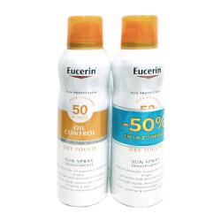 PACK SUN OIL CONTROL SPRAY TRANSPARENT TACTO SECO (2 UNIDADES X 200ML )