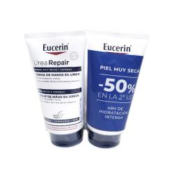 PACK UREAREPAIR CREMA MANOS 5% UREA (2 UNIDADES x75ML) 50% 2ª UNIDAD