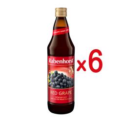 PACK ZUMO UVA ROJA CON HIERRO (750ML X 6 UNIDADES)