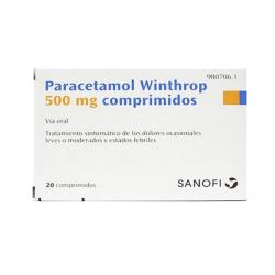 PARACETAMOL WINTHROP 500mg COMPRIMIDOS (20 comprimidos)