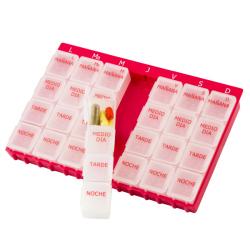 PASTILLERO SEMANAL SP - 4 ORGANIZADOR DE MEDICAM SEMANAL 4T DIARIA