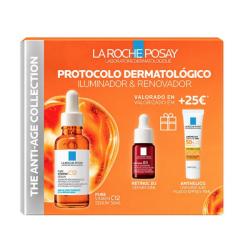 PROTOCOLO ILUMINADOR & RENOVADOR PURE VITAMIN C12 SERUM (30ML) + RETINOL B3 (10ML) + ANTHELIOS UV MUNE 400 (15ML)