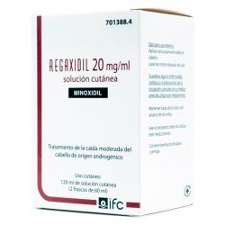 REGAXIDIL 20 mg/ml SOLUCIÓN CUTÁNEA (2 FRASCOS)