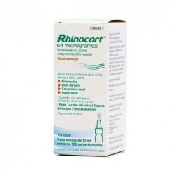 Rhinocort 64 mgr suspens pulv nasal
