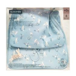 SET DE BAÑO FUN TIME WONDERLAND COLOR AZUL ( NECESER-PERCHA + 6 PRODUCTOS)