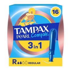 TAMPAX PEARL COMPAK REGULAR (16 UNIDADES)   