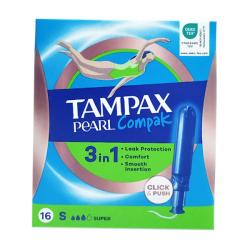 TAMPAX PEARL COMPAK SUPER APLICADOR (16UDS)   