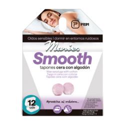 TAPONES SMOOTH CERA DORMIR (12 UNIDADES)