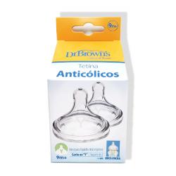 TETINA OPTIONS PLUS  ANTICOLICOS BOCA ANCHA LIQUIDOS ESPESOS (2 UNIDADES) 