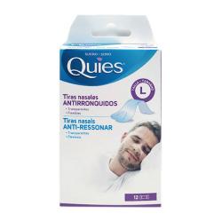 TIRAS NASALES ANTIRONQUIDOS (12 UNIDADES)