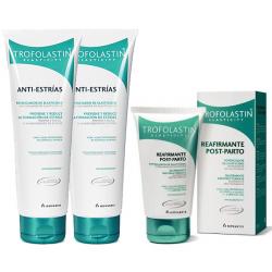 TROFOLASTIN Antiestrías (250ml x 2 UNIDADES) + Reafirmante Post-Parto (200ml)