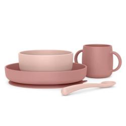 VAJILLA INFANTIL SILICONA SOFT & FLEXIBLE (4 PIEZAS)