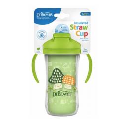 VASO TERMICO CON PAJITA  STRAW CUP VERDE (300ML)