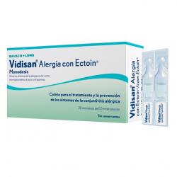 Vidisan® Alergia con Ectoin® Colirio conjuntivitis alérgica  (20 monodosis)    