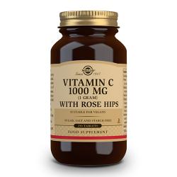 Vitamina C 1000 mg con escaramujo Rose Hips (250comp)