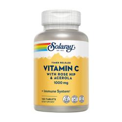 Vitamina C 1000mg + ACEROLA Y ESCARAMUJO  (100comp)