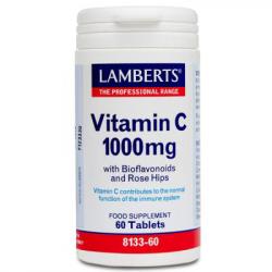 Vitamina C 1000mg con bioflavonoides y escaramujo (60caps)