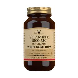 VITAMINA C 1500mg con Escaramujo (Rose Hips) (180comp)