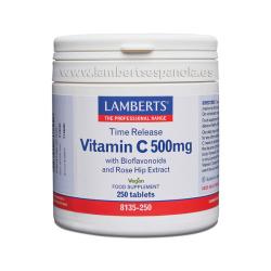 VITAMINA C 500MG LIBERACION SOSTENIDA (250 VEG.COMPRIMIDOS) 